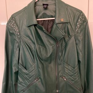 LG - Her Universe Loki Faux Leather Jacket